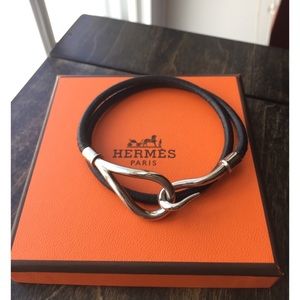 ✨Hermès jumbo hook double tour black